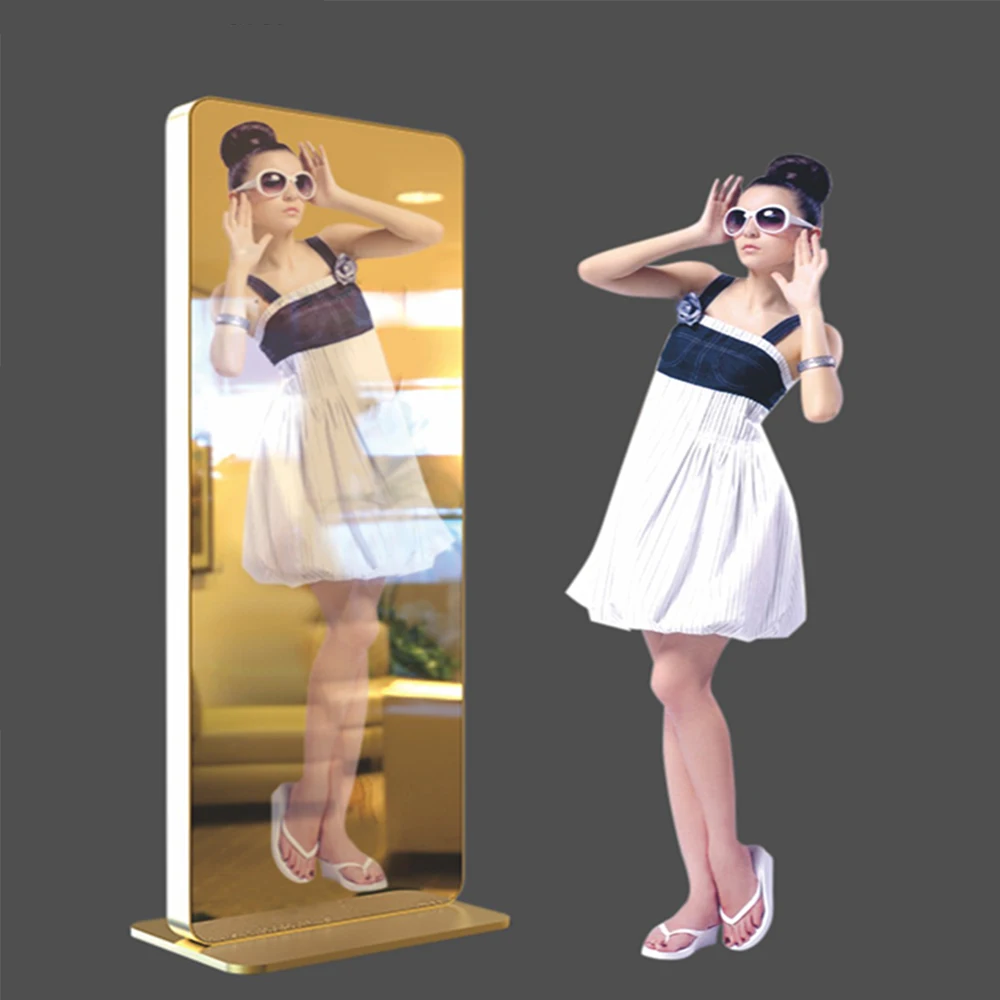 49 дюймовый торговый центр Реклама ЖК сенсорный экран умное зеркало