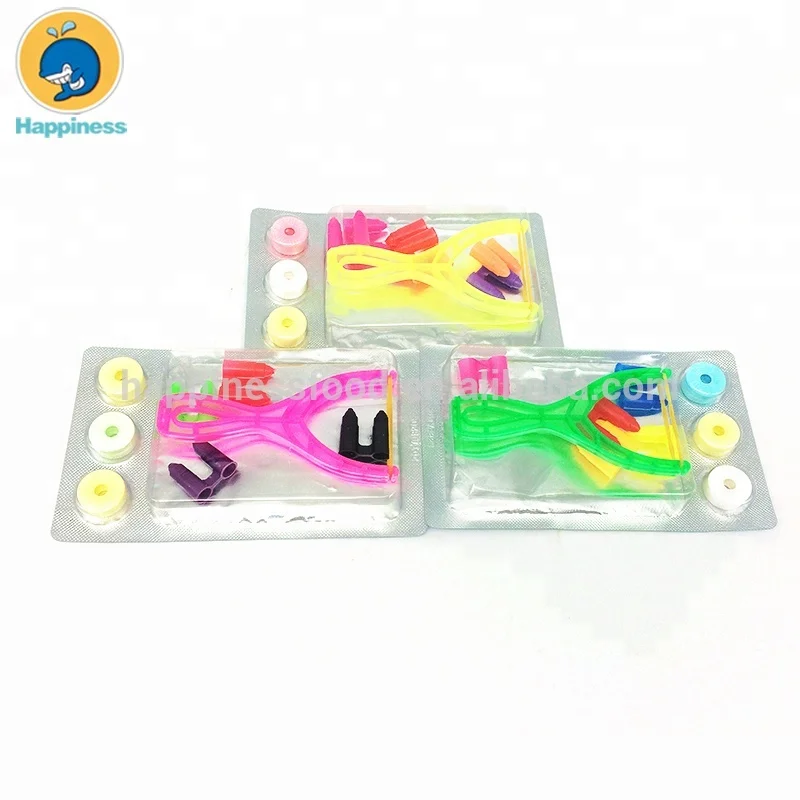 Китайская пластиковая Рогатка игрушка конфеты
