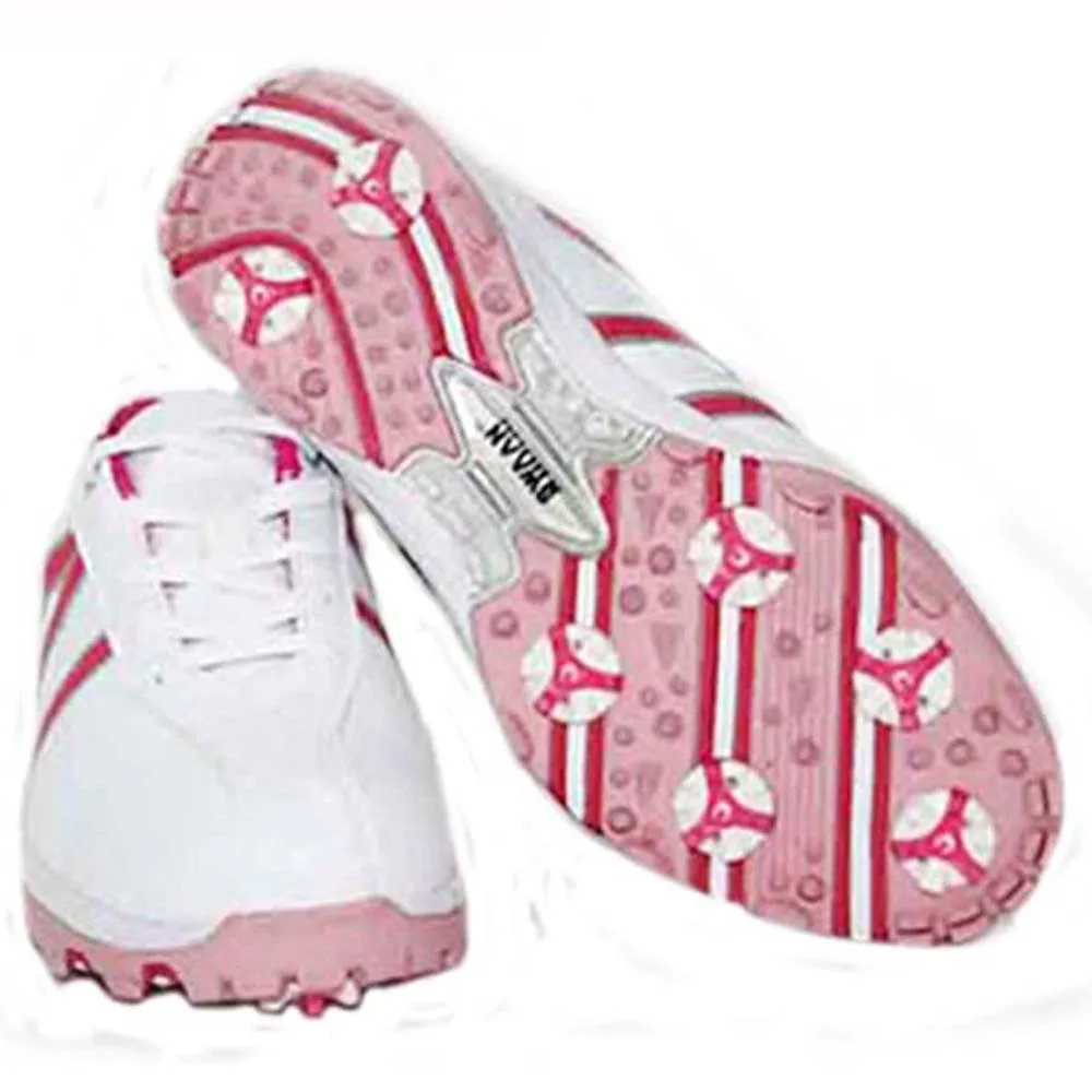 Пользовательский Новый стиль профессиональная спортивная резиновая Розовая обувь для гольфа для женщин