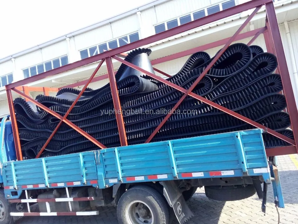 90 градусов боковины конвейер ленточный Элеватор для