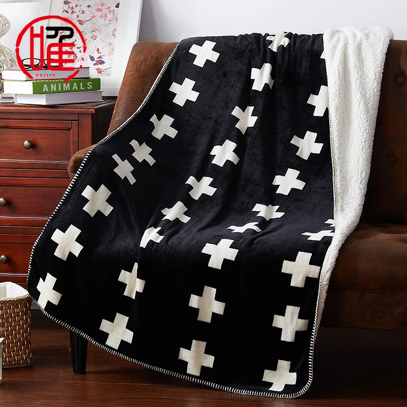 Minky Soft Flag Blanket Customize Personalized Design Sublimation Printed Warm Fleece Sherpa