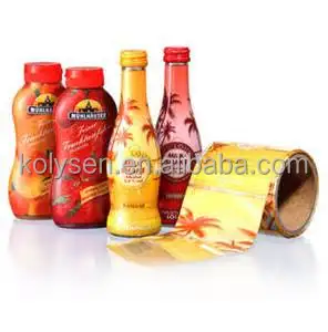 Pet Shrink Sleeve with Perforated and Tear Line Shrink Wrapping Plastic Drink Bottle Labels Soft Shrink Film