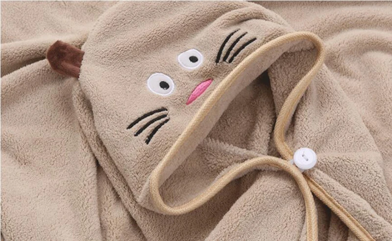 Органическое детское полотенце с капюшоном очень мягкое двустороннее плюшевое натуральное высокое поглощение