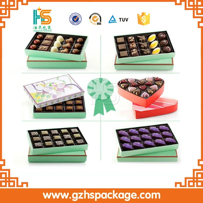 Рекламные дешевой цене декоративные шоколад box/candy box/картонная коробка