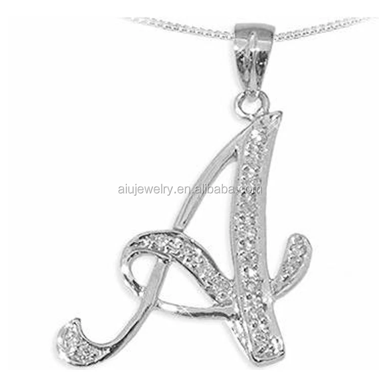 925 Colgantes De Letras Inglesas De Plata Esterlina Diy Con 925 Colgantes De Letras Inglesas De Plata Esterlina Diy Con