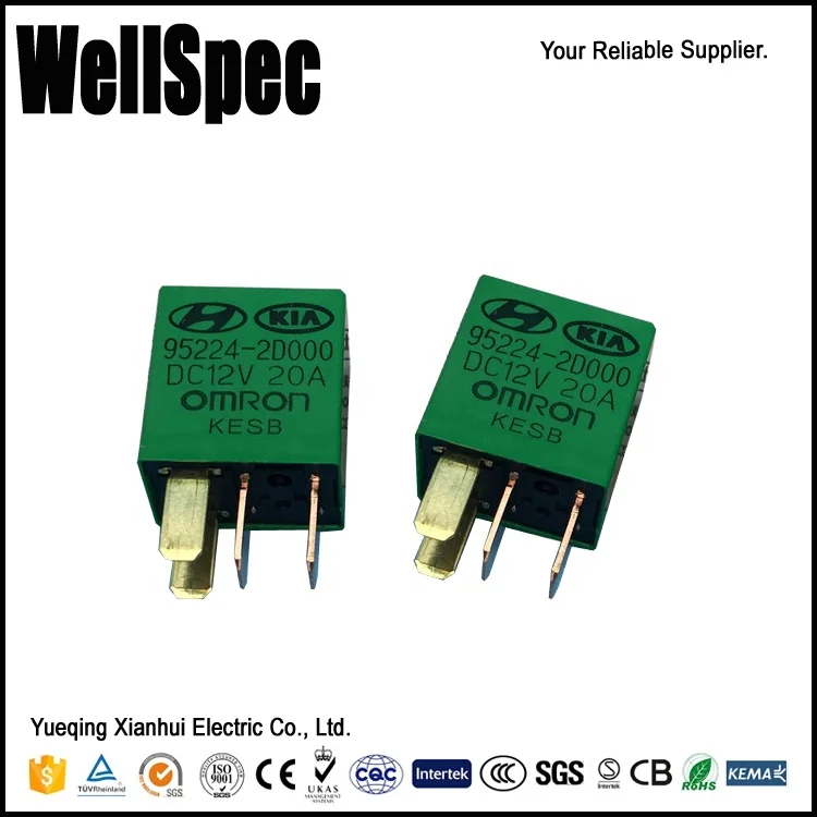 12V Electric Relay 95224-2D000 for Hyundai, Kia, Saab, Scania