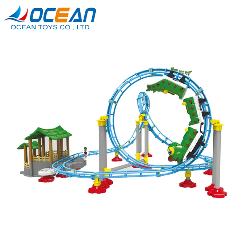 Лидер продаж инфракрасная железная дорога американские горки игрушка с музыкой и светом