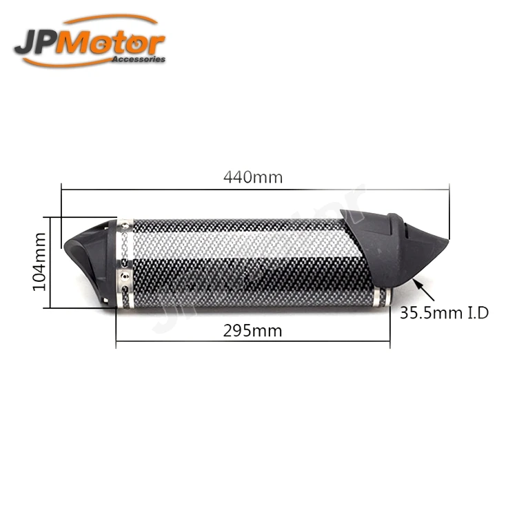 Горячая 38 мм алюминиевый сплав 50cc 125 cc 150cc мотоциклетные выхлопной скутер с DB убийца