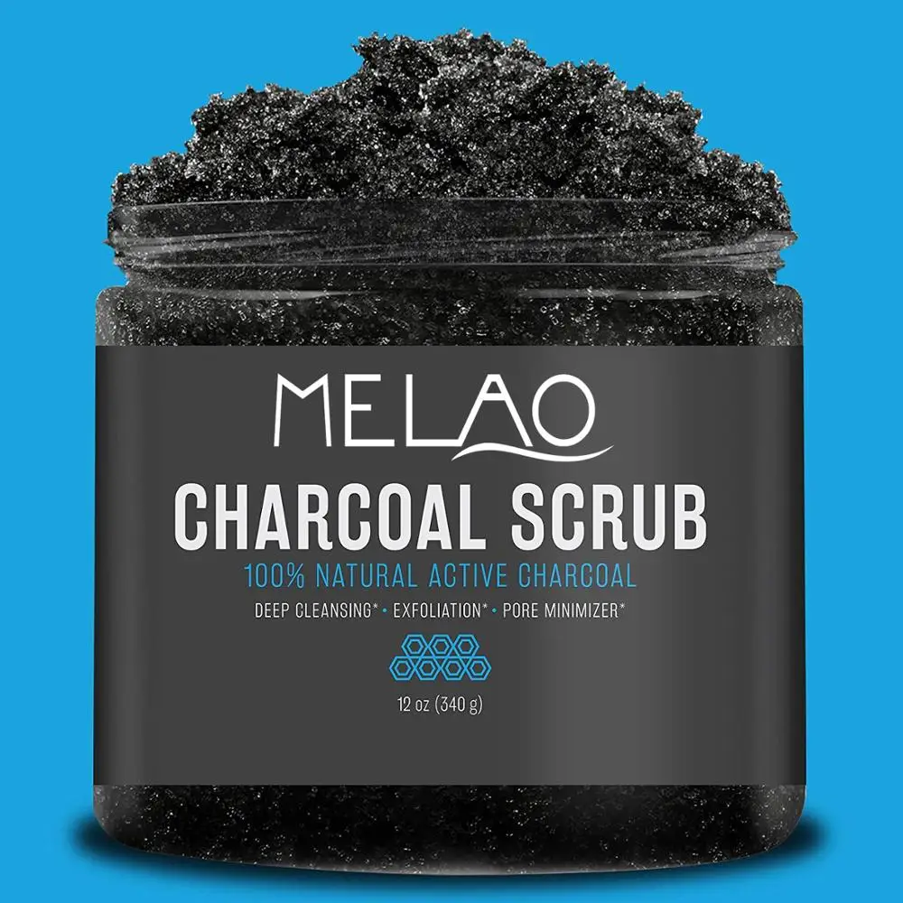 charcoal sugar scrub