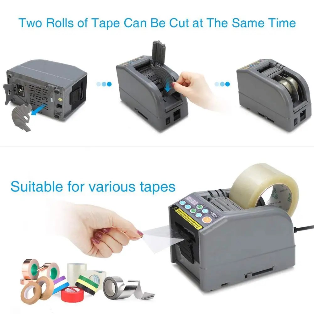 KNOKOO ZCUT-9 Automatic Tape Dispenser - 6 Lengths Memory