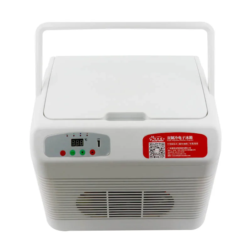 Переносной Автомобильный холодильник Электрический походный мини-холодильник для вакцины 12 л 19 26 В переменного тока 220