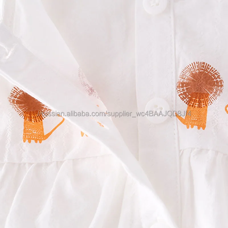 Sambede последние 1-6years милые девушки пастырской рубашка детская одежда для весны SM7Q30512