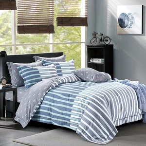 KOSMOS Fancy Plant Queen Size Bed Linen 100% Cotton Printed Duvet Cover Set