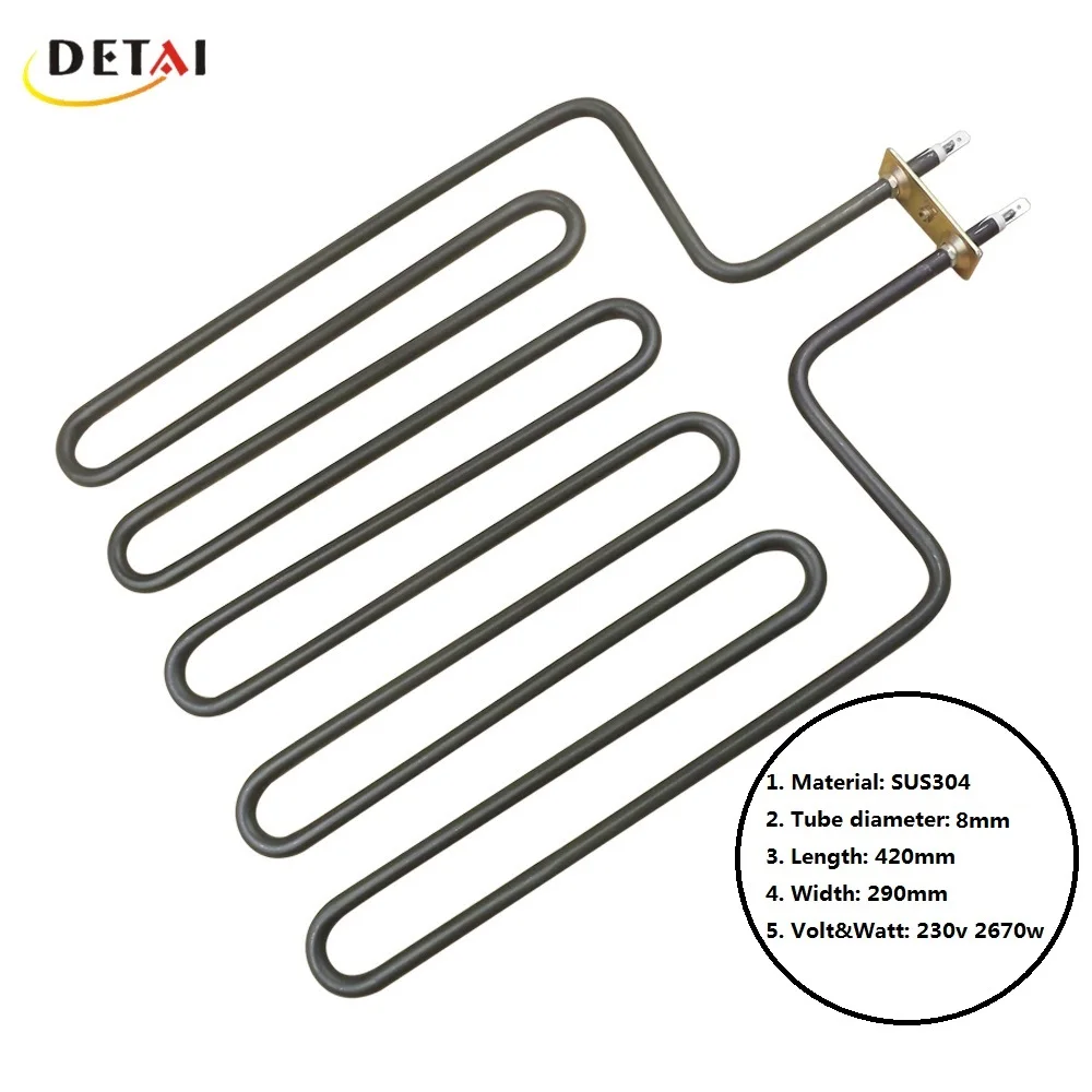 Custom Electric Oven Heating Element Stainless Steel Air Heater Heating