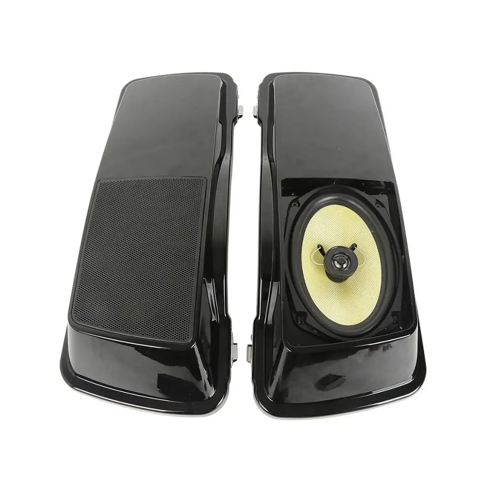 Крышки для динамиков TCMT XF111540 Saddlebag + динамик 6 дюймов x 9 дюймов подходит для Harley Touring Electra Glide 94-13
