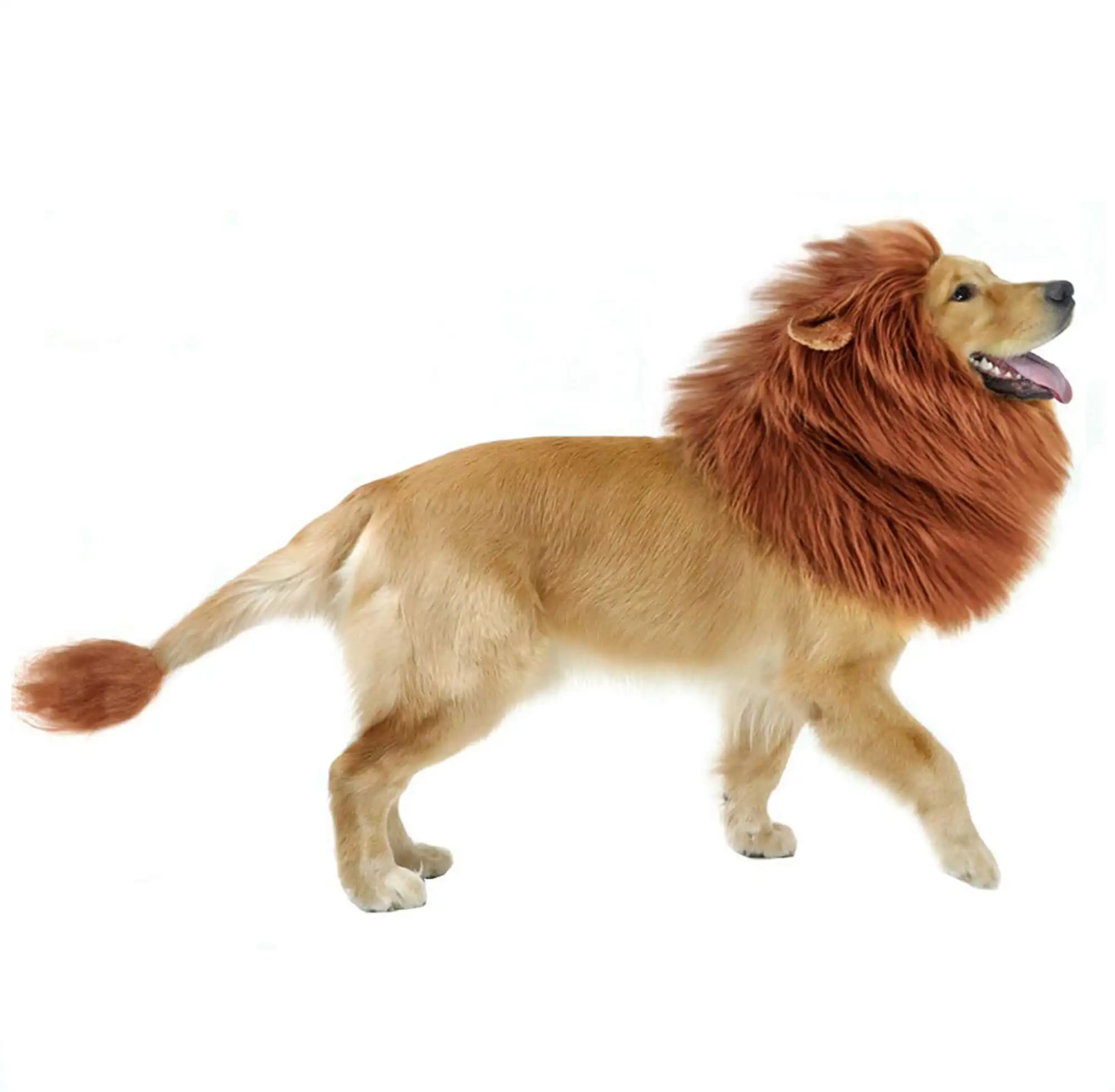 Halloween Strong Lion Big Pet Dog Mane Wig