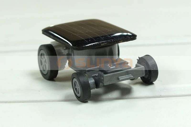 Оригинальный Самый маленький в мире Образовательный автомобиль гонщик Солнечный гаджет