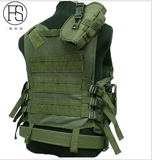 outdoor hunting security guard net vest military