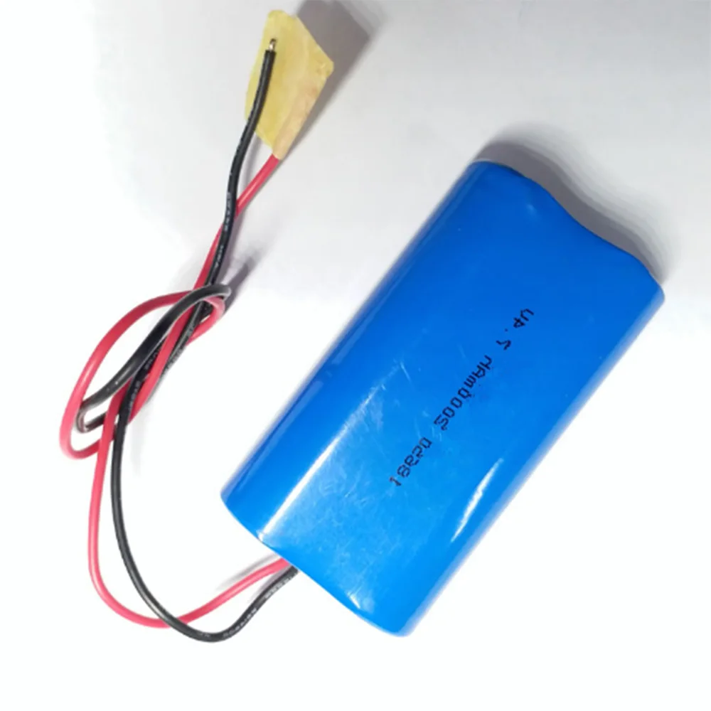 18650 Ion 7.4Vリチウムバッテリーパック2000mAh充電式 DVDプレーヤー用