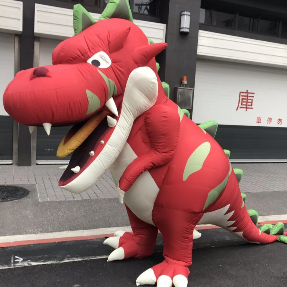 Parade Walking Costume Inflatable Dinosaur Costume Walking Dragon
