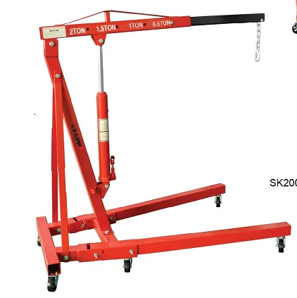 Foldable 360 Degrees Engine Lifter 1ton 2ton 3ton Workshop Mini Crane Hydraulic Hoist Engine Crane