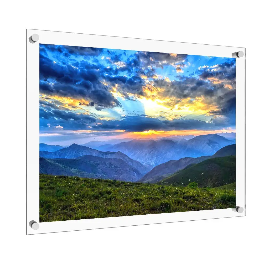 Acrylic Photo Frames with Wall Screw 4x6 - Customizable