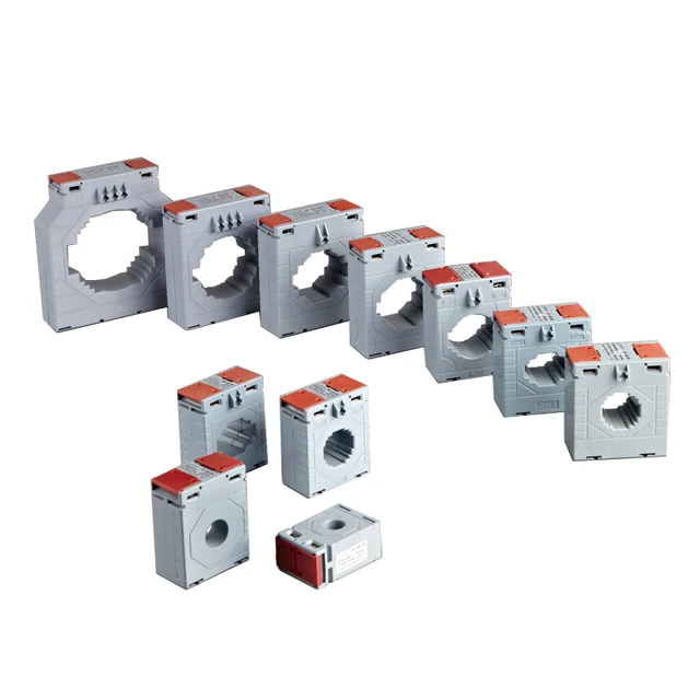 Трансформатор тока CP / MES для амперметра 1A-3000A, шина din-рейка, трансформаторы тока в помещении