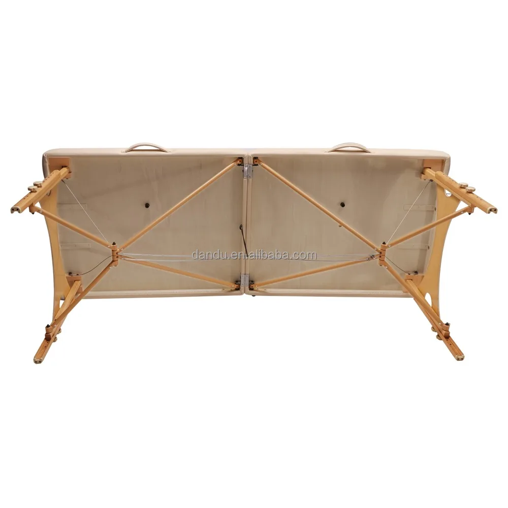 Golden Ratio-Ulco Factory Custom Color 2 Section Milking Thai Adjust Folding Massage Table Spa Bed Table De Massage