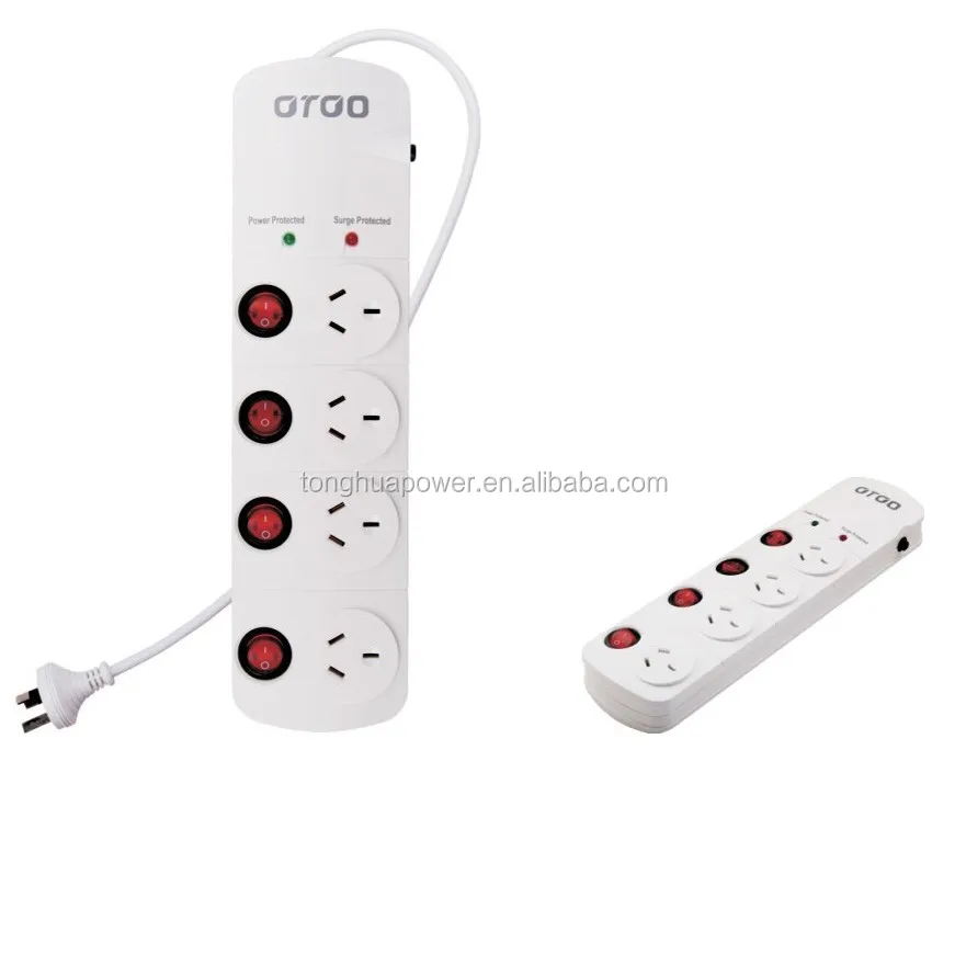 Австралийский переключатель перегрузки Saa Ctick автоматический выключатель 4 выхода стабилизатор напряжения с разъемом Usb зарядного устройства