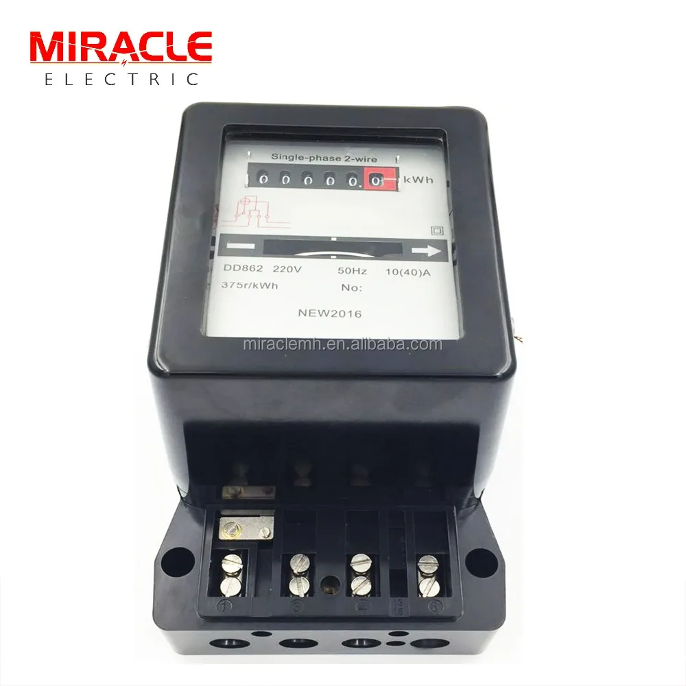 Made in China Long Life Analog Single Phase Mechanical kwh Energy Meter
