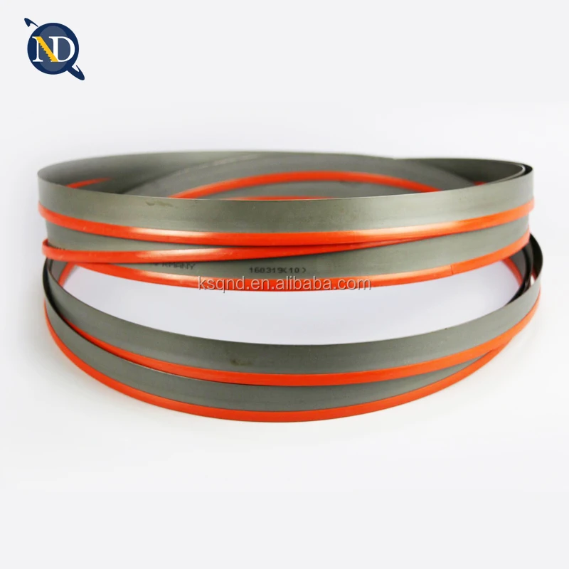 High performance metal cutting bandsaw blade