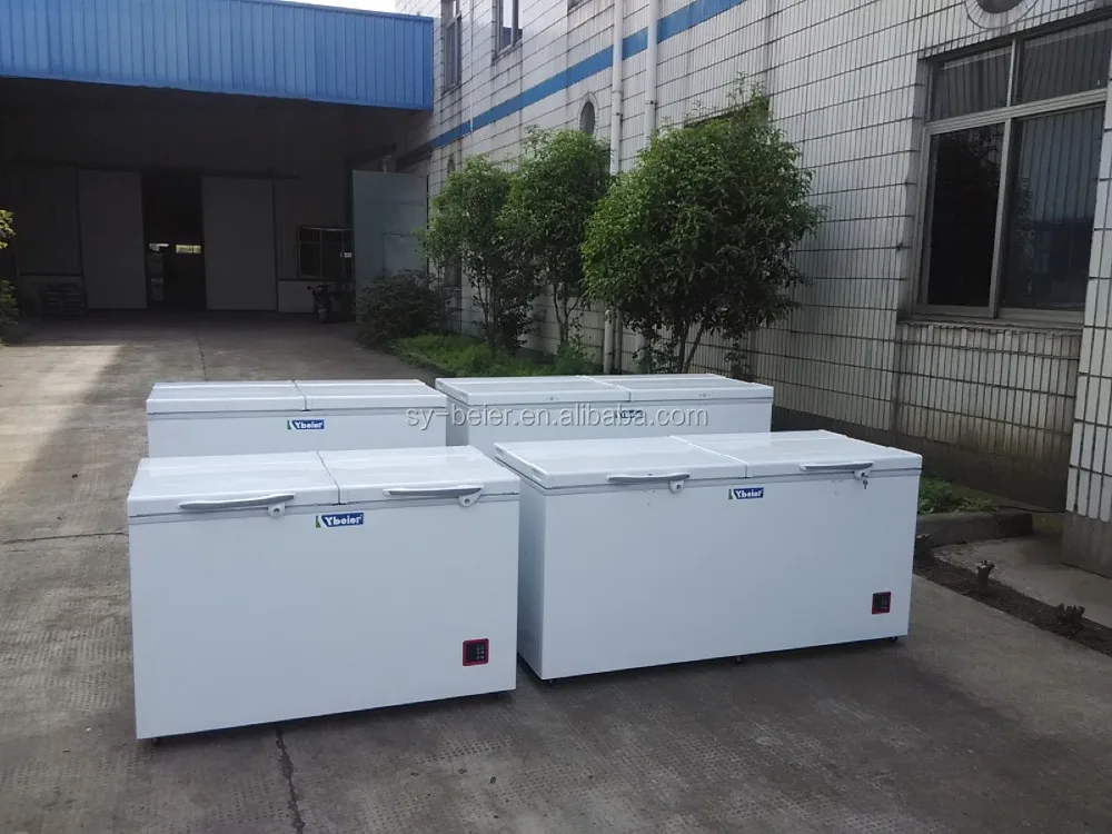 Ultra Energy Efficient 335L Solar Deep Freezer 110mm Insulation Electric Chest Style for Outdoor and Household Use