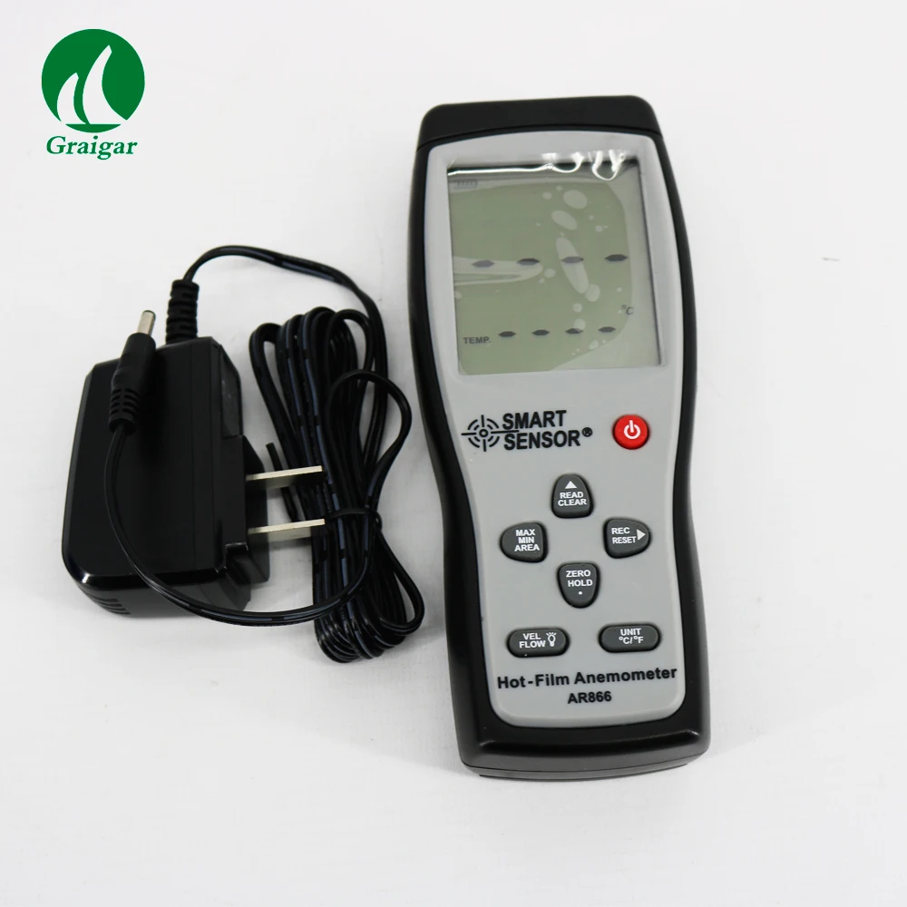 スマートセンサー　デジタル熱風速計　AR866　Graigar スマートセンサー デジタル熱風速計 AR866 Graigar 【公式通販】