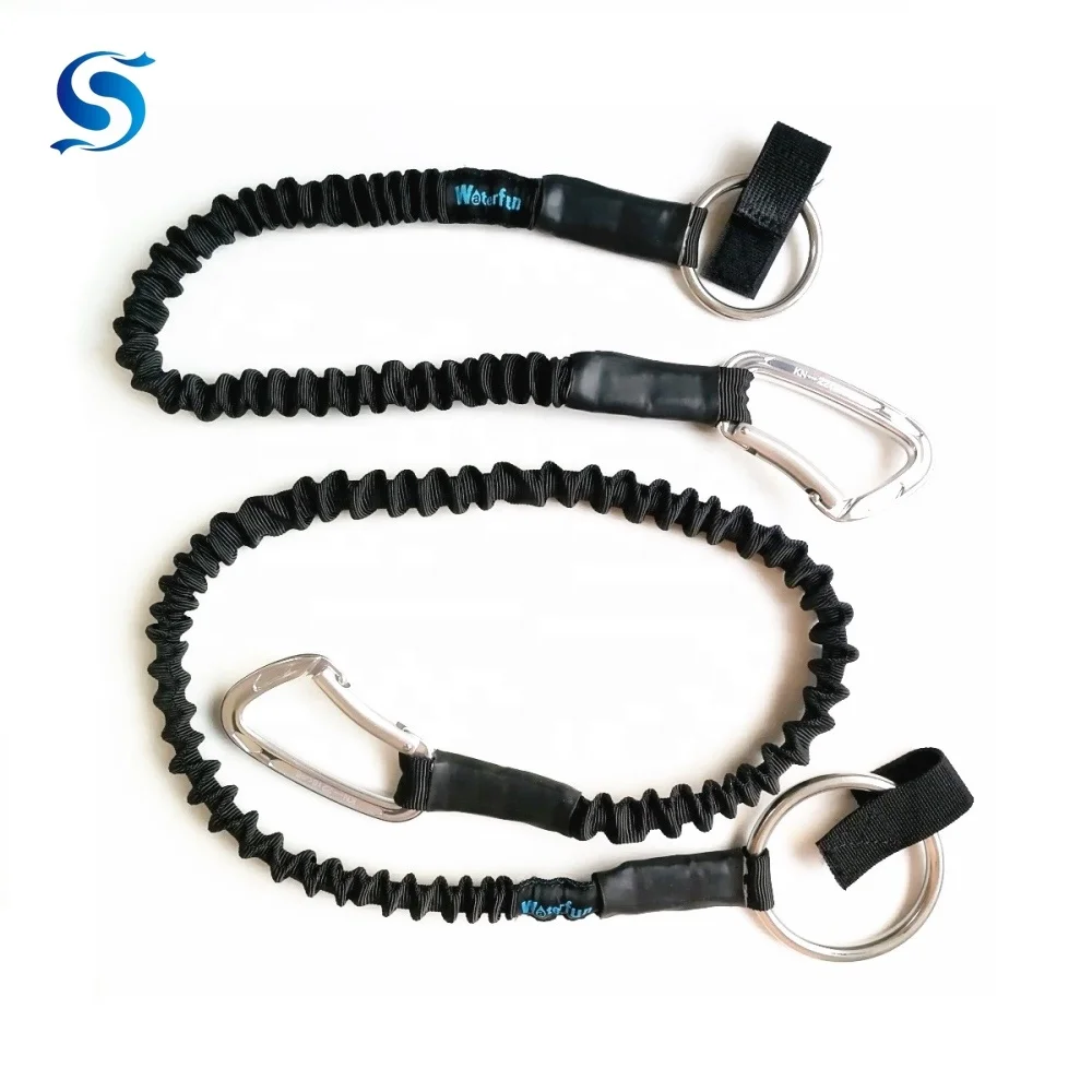 
 Water Rescue Cow Tail Bungee Webbing Tow Tether  