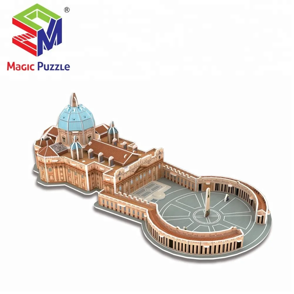 Petersburg St UMBUM Innovative 3D-Puzzles 481 Russa Clever Paper Saints Peter and Paul Cathedral 