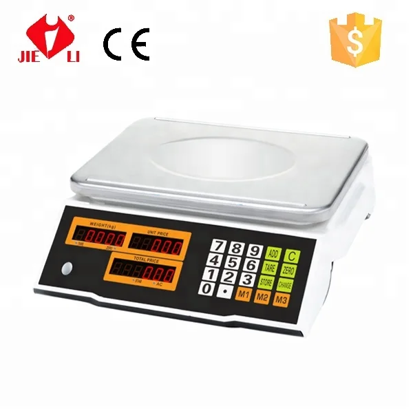 40kg Acs Series Price Computing Scale with USB Port