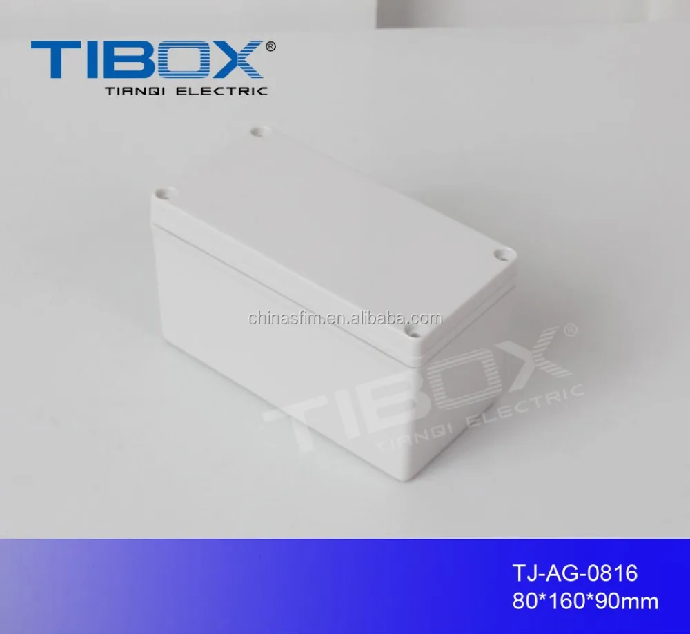 TIBOX RoHS IP6 PolyCarbonate Waterproof Switch case Terminal Box Plastic Light Switch Box