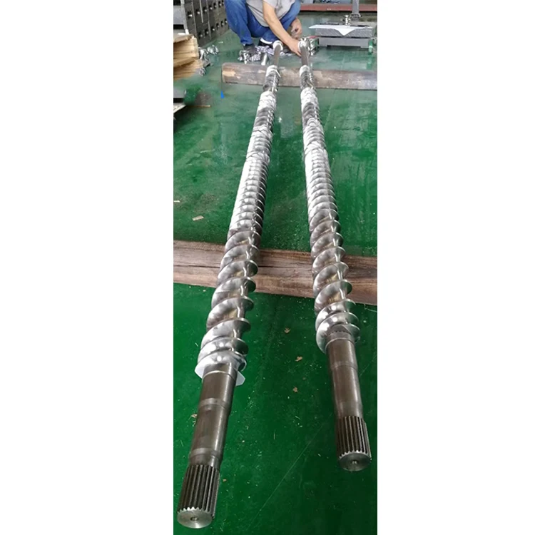 Professional Manufacturer W6Mo5Cr4V2 Material HRC60-65 Hardness Long Service Life Screw Barrel for Composite Twin Screw Extruder
