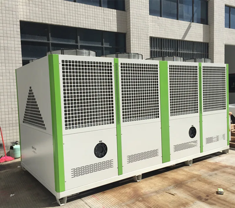 air cooled screw chiller with cooling system for cooling
