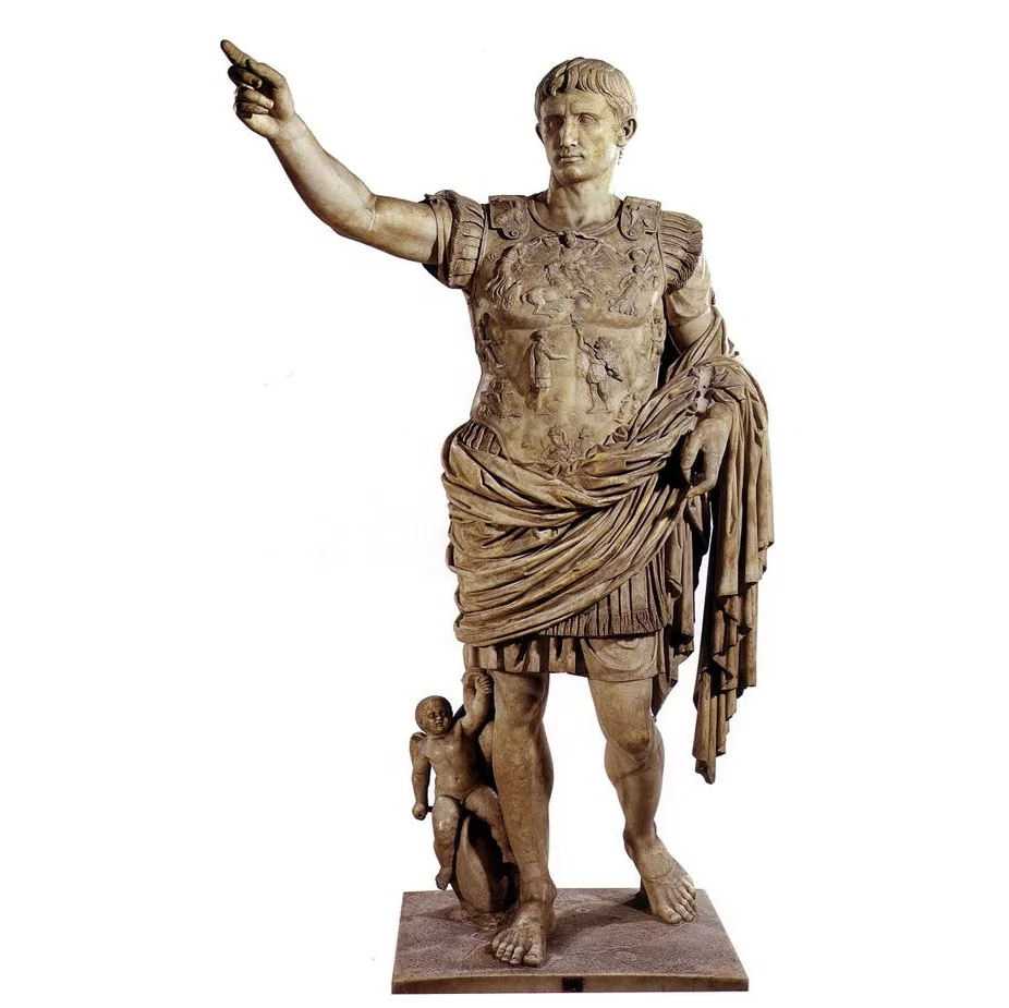 Августы древний рим. Октавиан август древний Рим скульптура. Статуя Римского императора Октавиана августа. Император август Октавиан статуя.