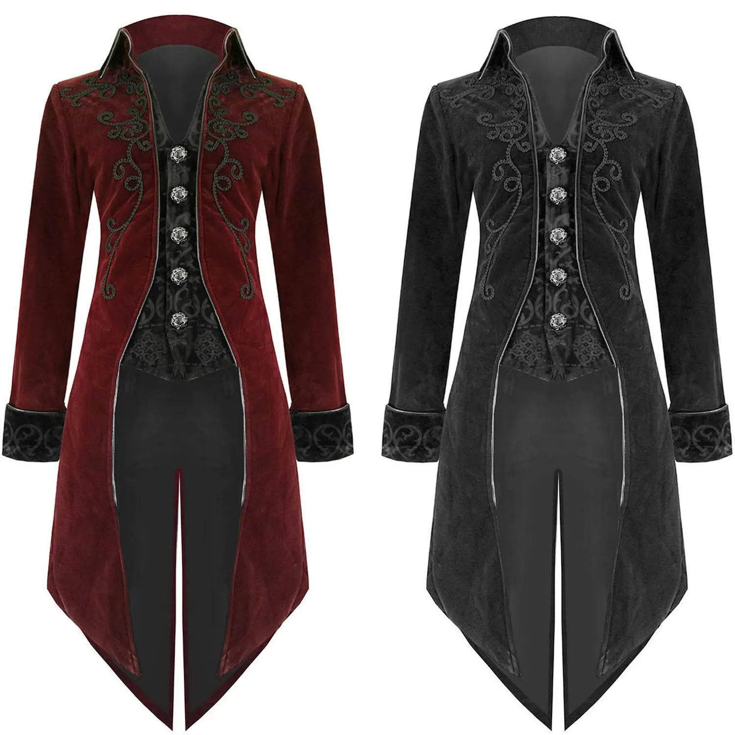 Mens steampunk tailcoat