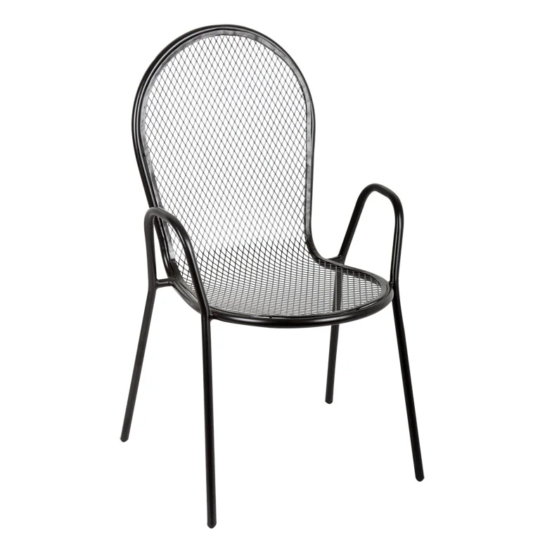 Outdoor Metal Tube Dining Chair With Mesh Buy Metal Chair Outdoor Chair Garden Chair Product On Alibaba Com