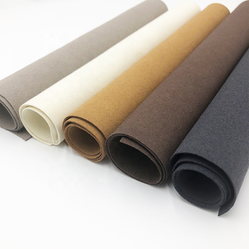 dancing shoes sports products Non-woven Microfiber Limitation Leather Fabrics