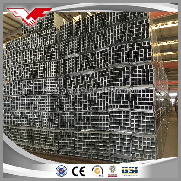 MS оцинкованная стальная труба/оцинкованная полая секция/оцинкованная стальная труба цена за кг