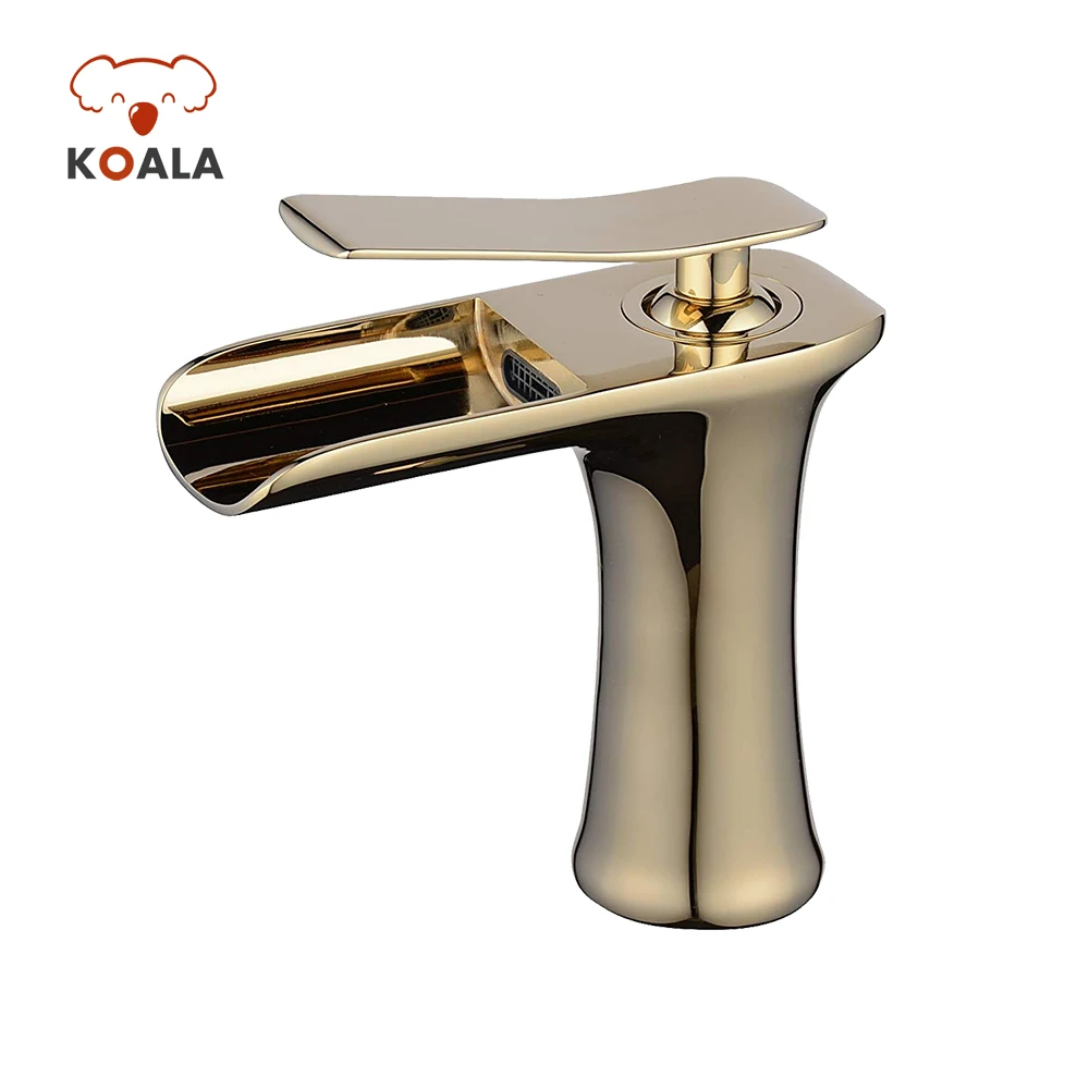 Single Handle One Hole Chrome ORB Brass Bathroom Basin Mixer Tap Waterfall Sink Faucet