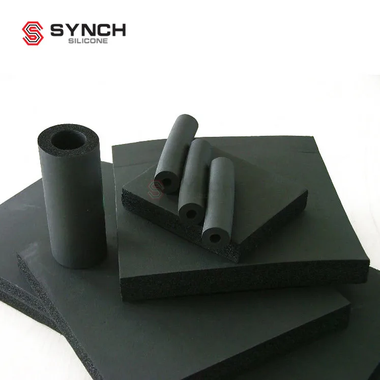 High Temperature Resistant Insulating Silicone Rubber Sheet 0.3 - 0.95g /  Cm3 Density