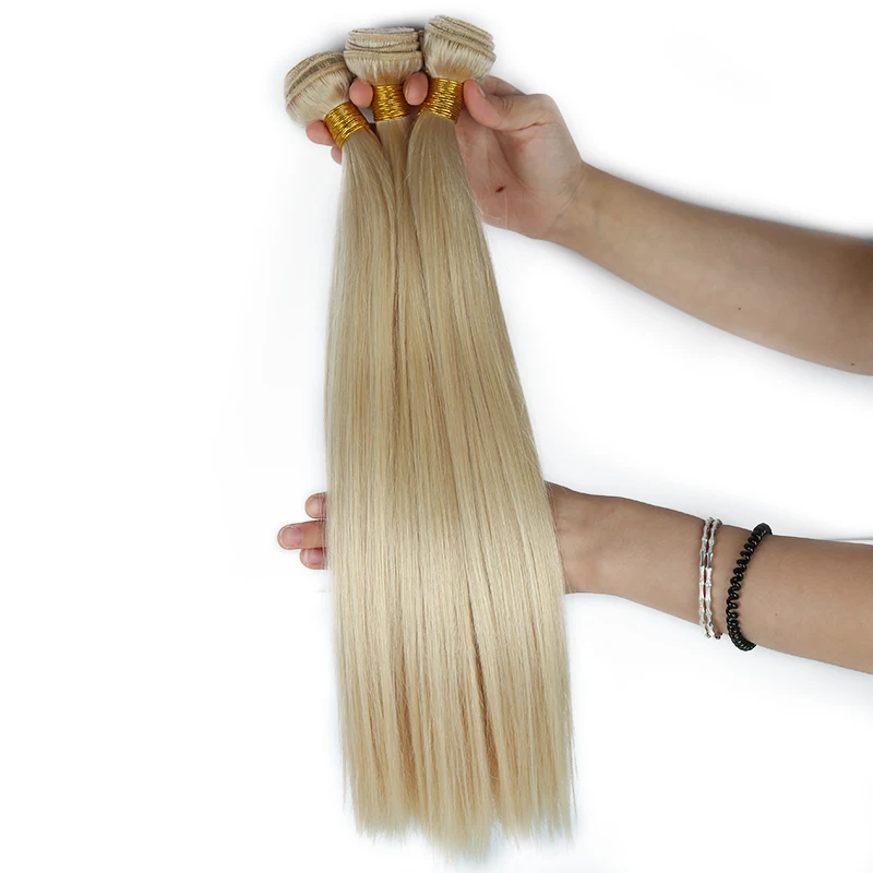 Virgin blonde hair weave Clearance
