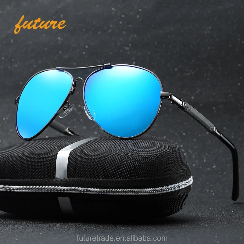 Qrey Gafas De Sol Plegables Con Espejo Para Hombre Lentes De Sol sunglasses 