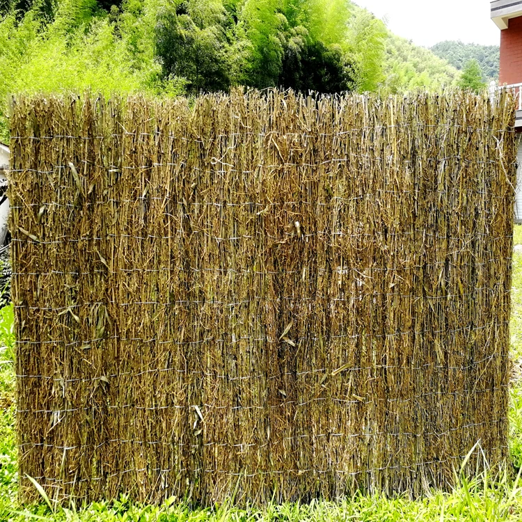 Камышовый забор рулонный фото Zy-2101 Bamboo Branch Fence Roll Screens Bamboo Branch Fencing Rolls Bamboo Bran