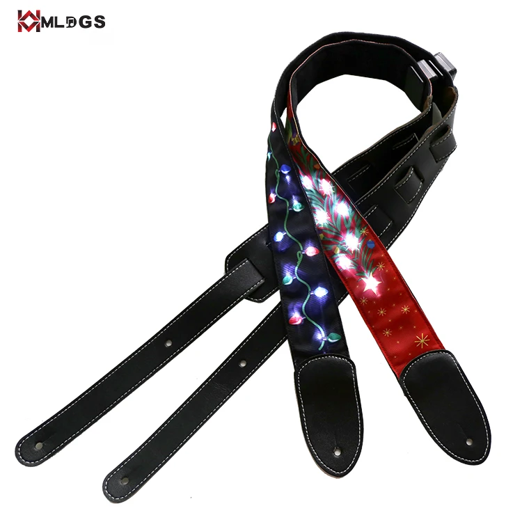 led guitar strap